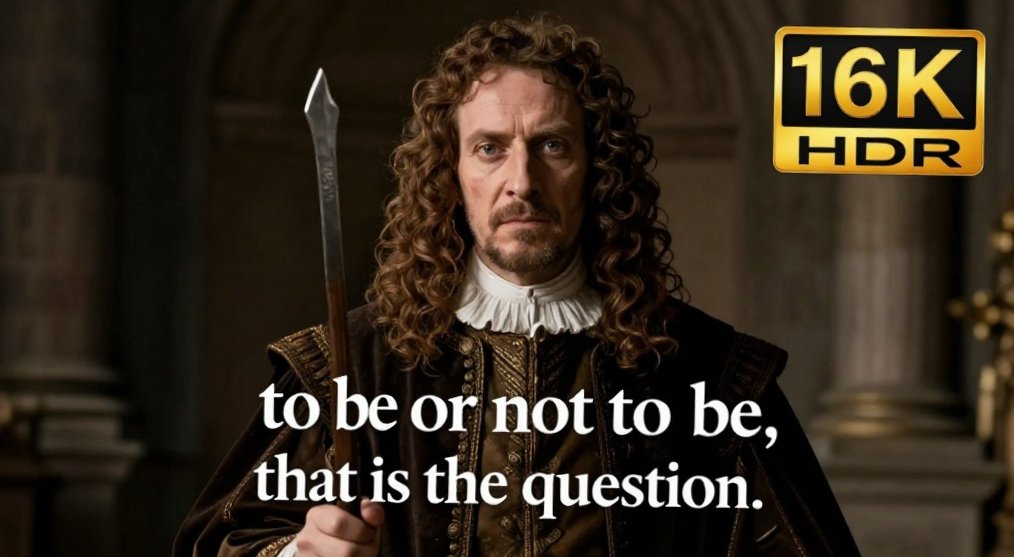 to be or not to be, that is the question